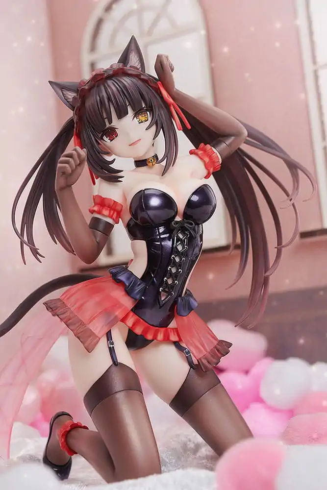 Date A Live Socha 1/7 Kurumi Tokisaki Cat Ears Ver. 17 cm produktová fotografia