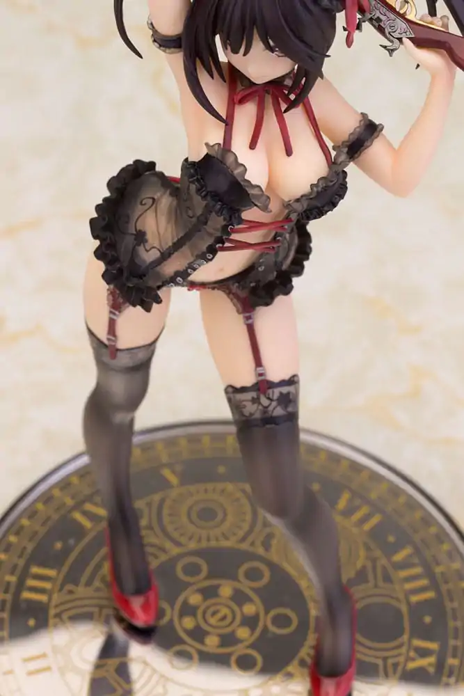 Date A Live Soška 1/7 Kurumi Tokisaki Lingerie Ver. Black 24 cm produktová fotografia