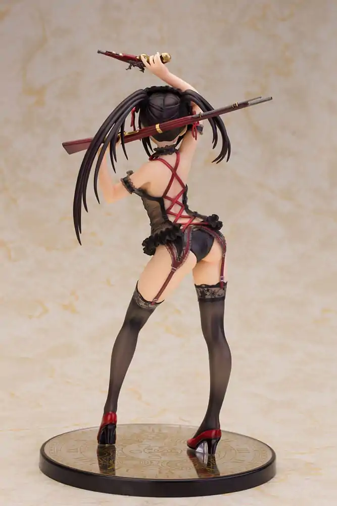 Date A Live Soška 1/7 Kurumi Tokisaki Lingerie Ver. Black 24 cm produktová fotografia