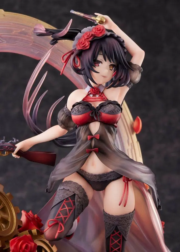 Date A Live IV PVC figurka 1/7 Kurumi Tokisaki Lingerie Swimwear Ver. 27 cm termékfotó