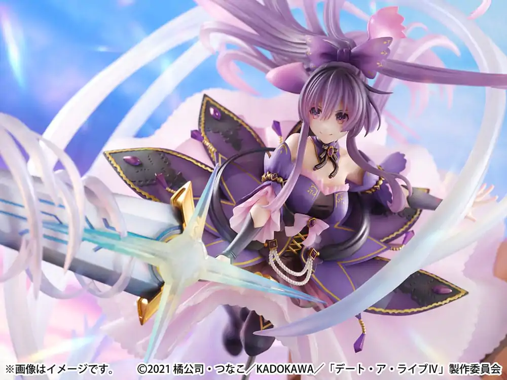 Date A Live IV SHIBUYA SCRAMBLE FIGURE PVC Socha figúrka 1/6 Tohka Yatogami Princess Amethyst Dress Ver. 32 cm termékfotó