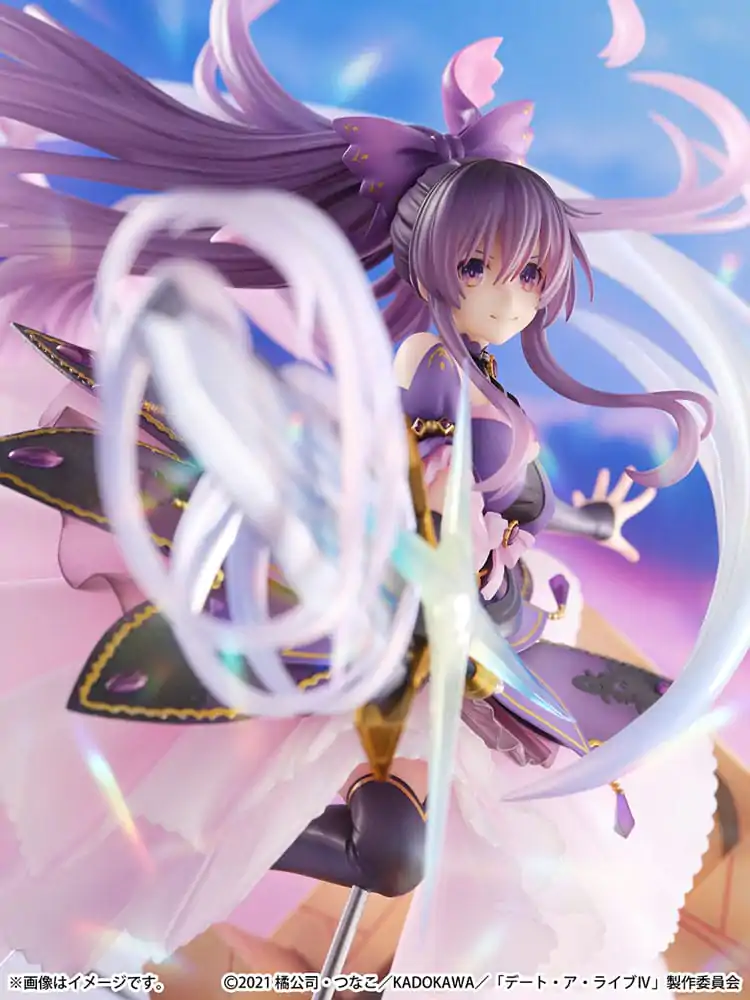 Date A Live IV SHIBUYA SCRAMBLE FIGURE PVC Socha figúrka 1/6 Tohka Yatogami Princess Amethyst Dress Ver. 32 cm termékfotó