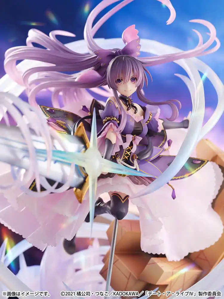 Date A Live IV SHIBUYA SCRAMBLE FIGURE PVC Socha figúrka 1/6 Tohka Yatogami Princess Amethyst Dress Ver. 32 cm termékfotó