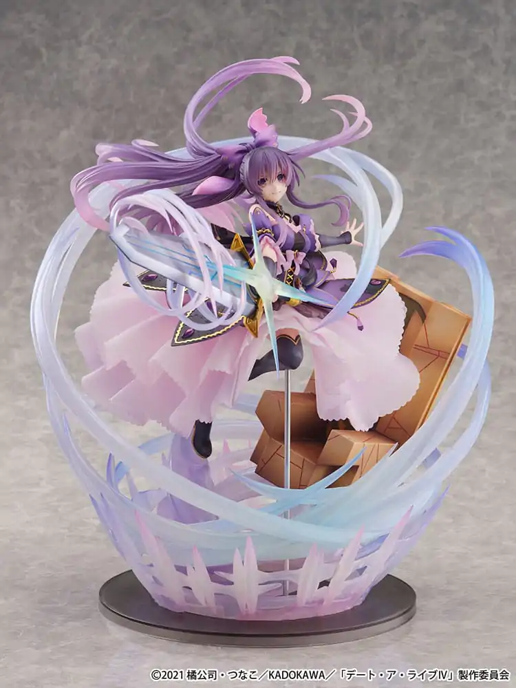 Date A Live IV SHIBUYA SCRAMBLE FIGURE PVC Socha figúrka 1/6 Tohka Yatogami Princess Amethyst Dress Ver. 32 cm termékfotó