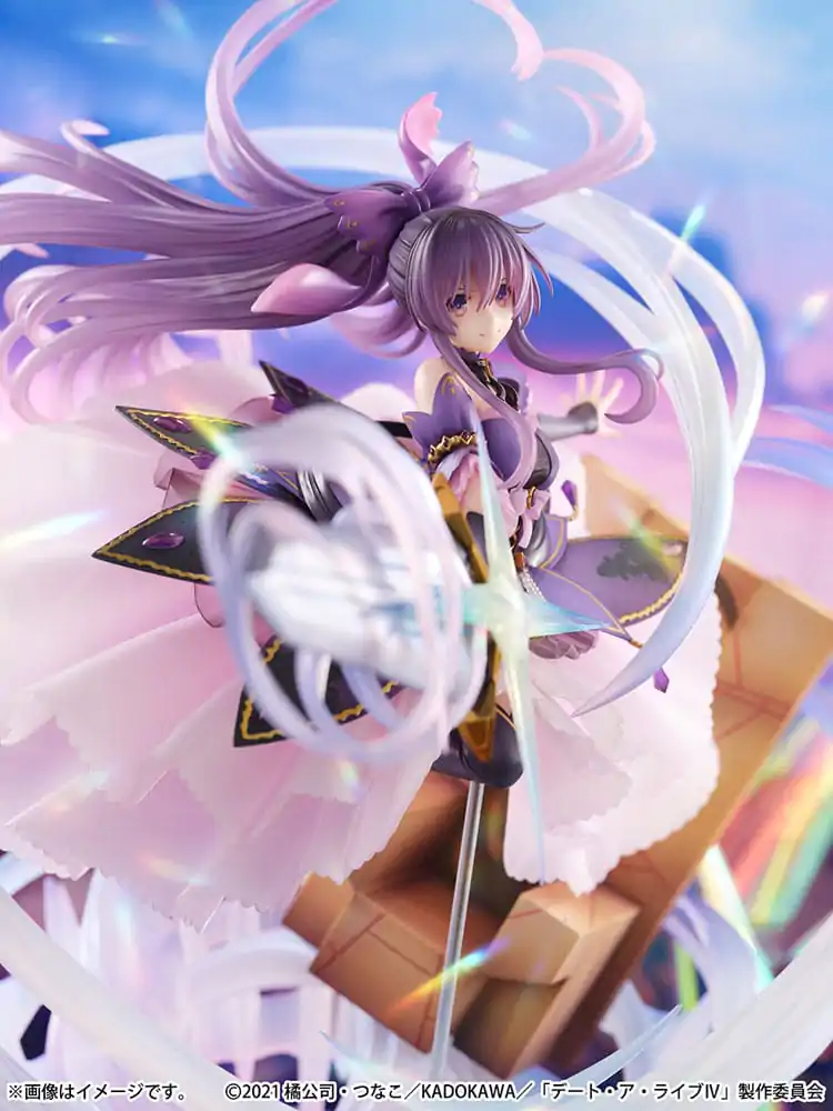 Date A Live IV SHIBUYA SCRAMBLE FIGURE PVC Socha figúrka 1/6 Tohka Yatogami Princess Amethyst Dress Ver. 32 cm termékfotó