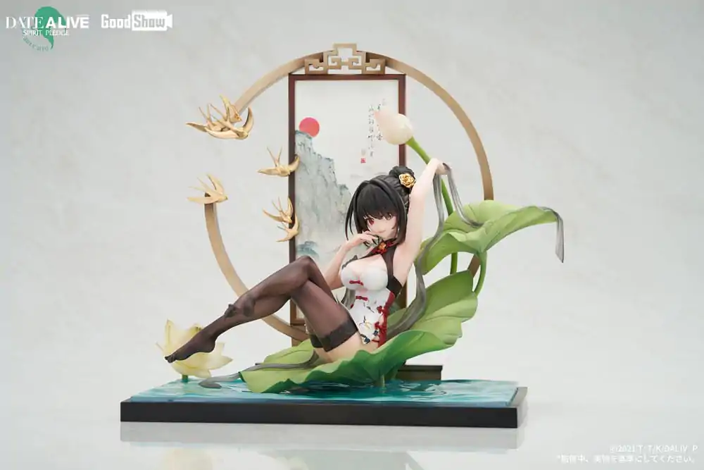 Date A Live: Spirit Pledge PVC soška 1/7 Kurumi Tokisaki Ink Black China Dress Ver. 22 cm termékfotó