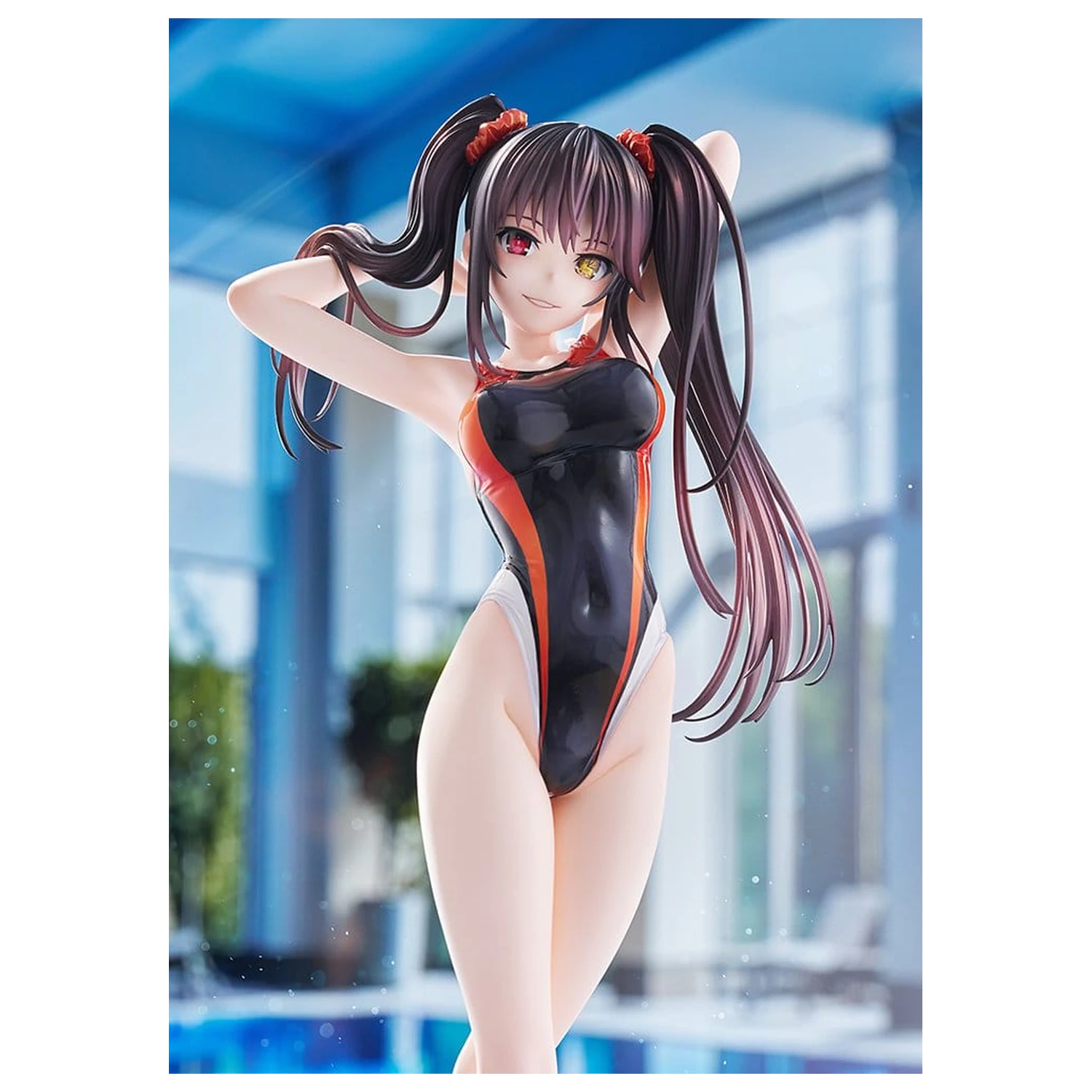 Date A Live Silueta PVC figúrka plaviek 1/7 Kurumi Tokisaki Swimwear Ver. 24 cm produktová fotografia