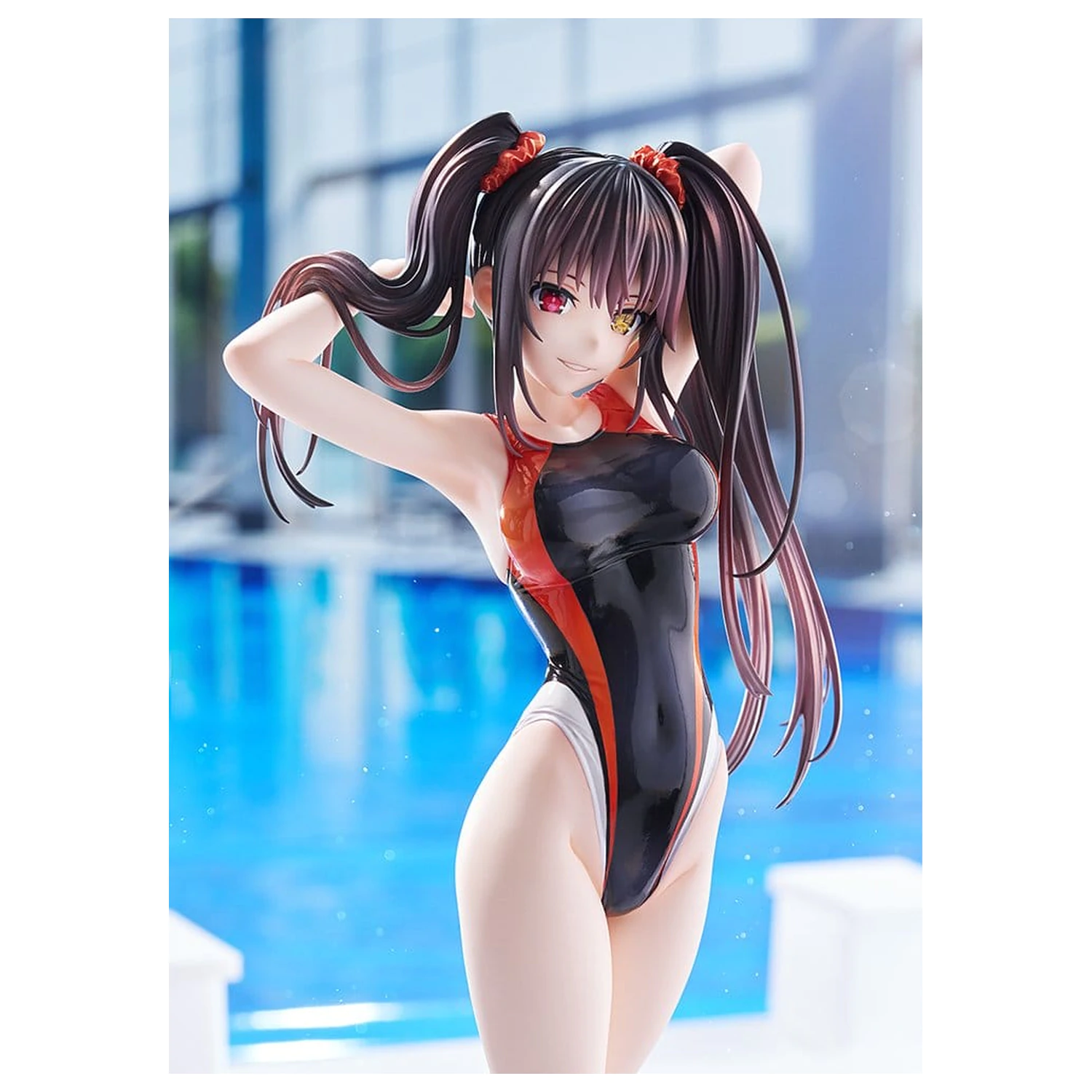 Date A Live Silueta PVC figúrka plaviek 1/7 Kurumi Tokisaki Swimwear Ver. 24 cm produktová fotografia
