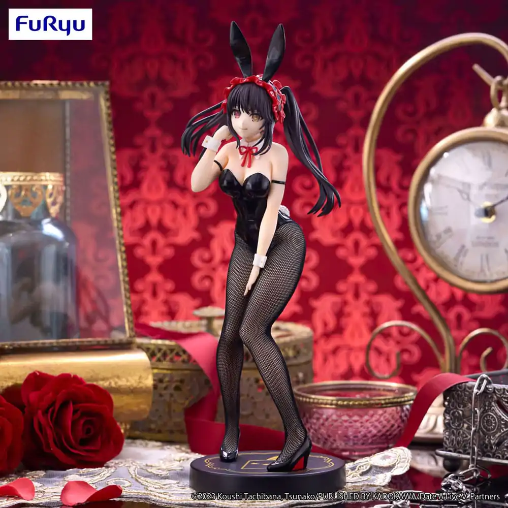 Date A Live V BiCute Bunnies PVC socha Kurumi Tokisaki Black Color Ver. 29 cm produktová fotografia