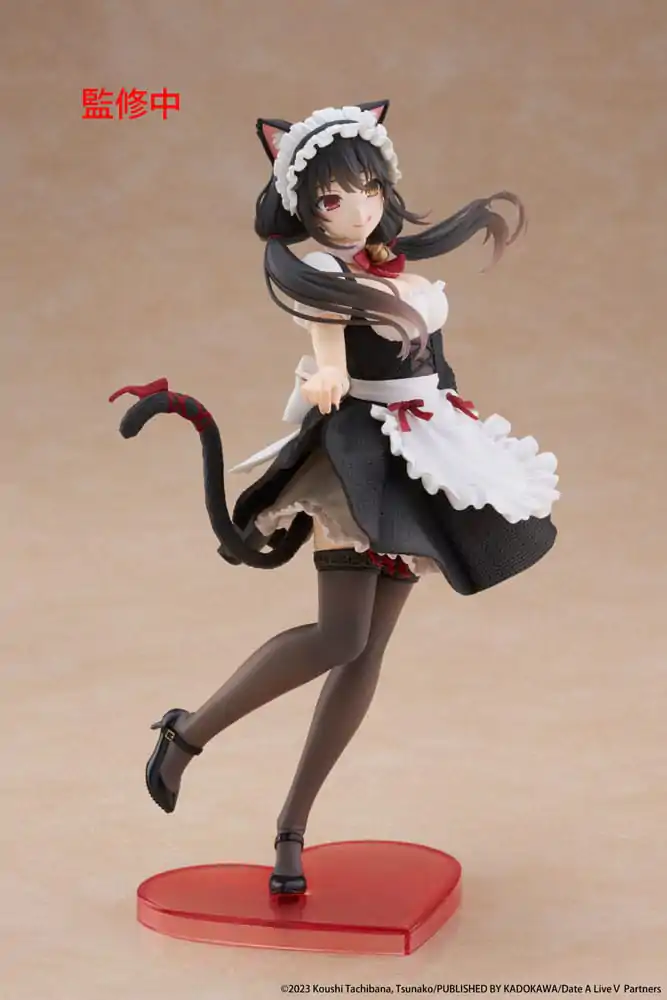 Date A Live V Coreful PVC Socha Kurumi Tokisaki Cat Ear Maid Ver. 18 cm produktová fotografia