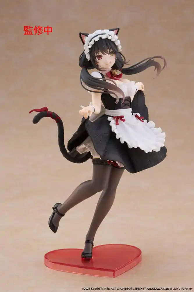 Date A Live V Coreful PVC Socha Kurumi Tokisaki Cat Ear Maid Ver. 18 cm produktová fotografia