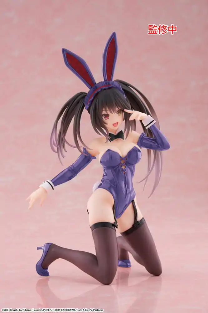 Date A Live V PVC socha Roztomilá figúrka na plochu Kurumi Tokisaki Bunny Ver. Renewal 13 cm produktová fotografia