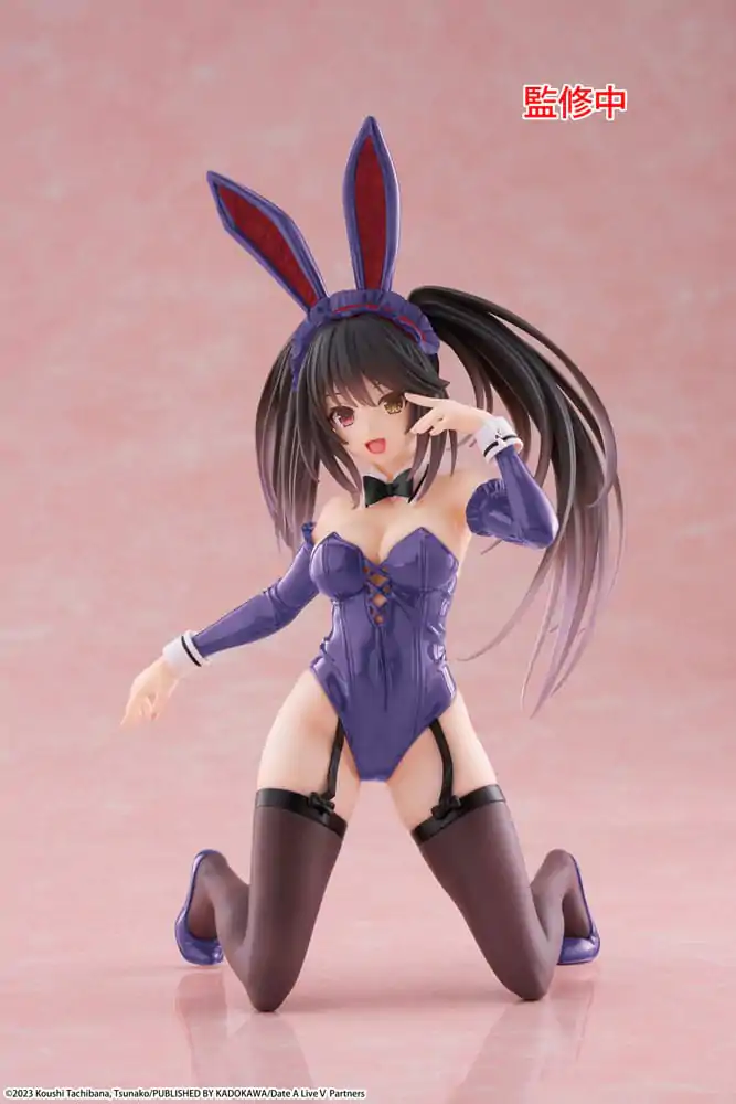 Date A Live V PVC socha Roztomilá figúrka na plochu Kurumi Tokisaki Bunny Ver. Renewal 13 cm produktová fotografia