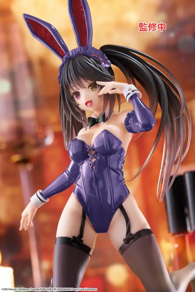 Date A Live V PVC socha Roztomilá figúrka na plochu Kurumi Tokisaki Bunny Ver. Renewal 13 cm produktová fotografia