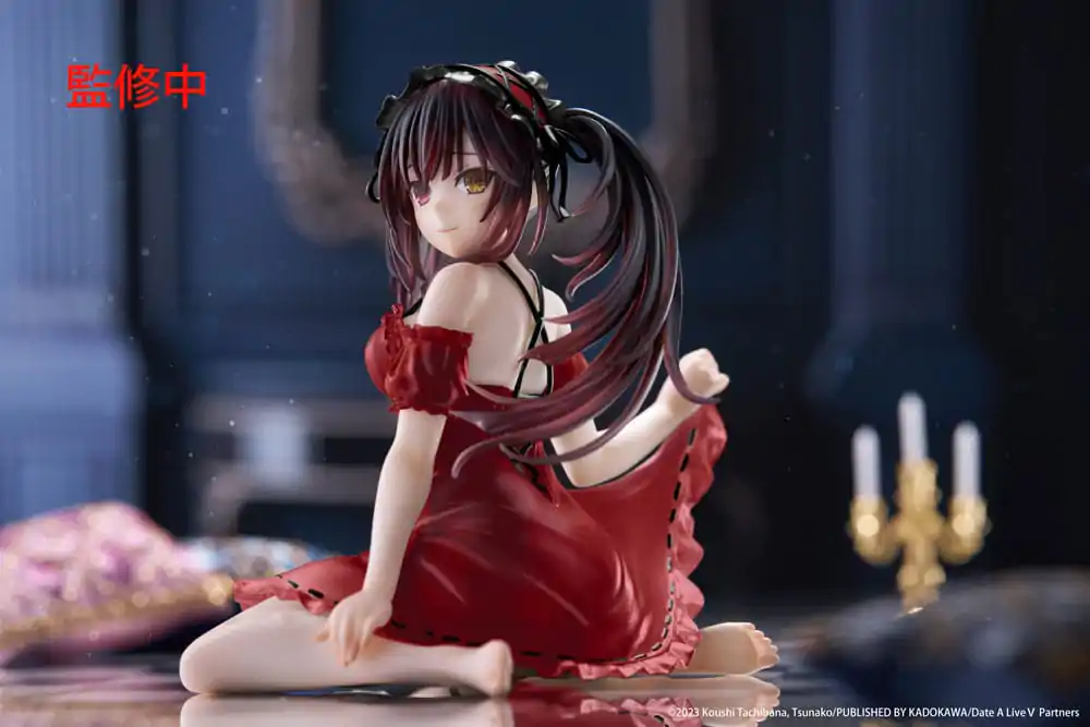 Date A Live V PVC Socha Desktop Cute Figure Kurumi Tokisaki Nightwear Ver. Renewal 13 cm produktová fotografia