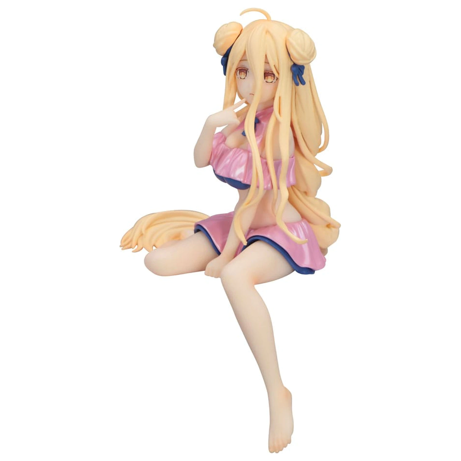 Date A Live V Noodle Stopper PVC socha Mukuro Hoshimiya Swimsuit Pastel Pink Color Ver. 13 cm produktová fotografia