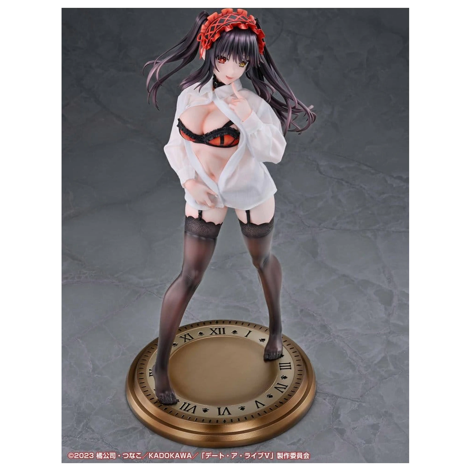 Date A Live V Re:Dress PVC figúrka 1/4 Kurumi Tokisaki Dress shirt Ver. 40 cm produktová fotografia