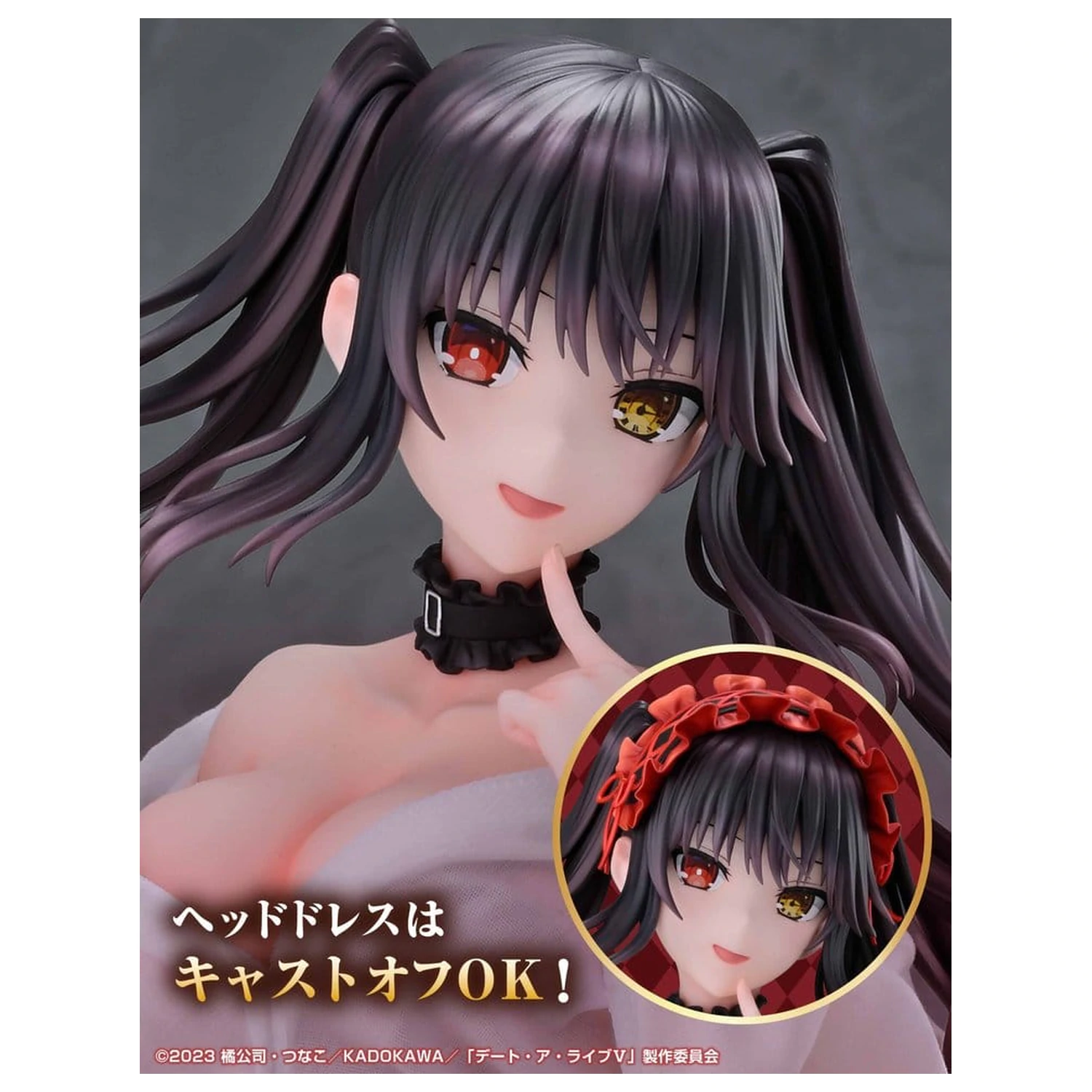 Date A Live V Re:Dress PVC figúrka 1/4 Kurumi Tokisaki Dress shirt Ver. 40 cm produktová fotografia