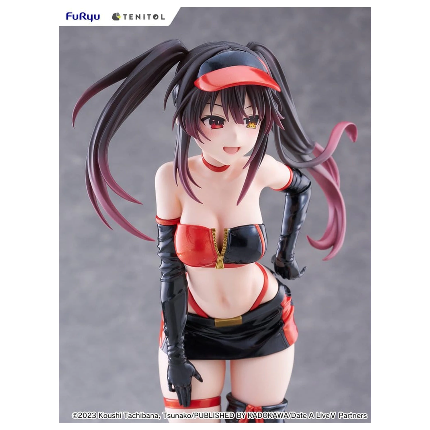 Date A Live V Tenitol Tall PVC figúrka Kurumi Tokisaki Race Queen Ver. 29 cm produktová fotografia