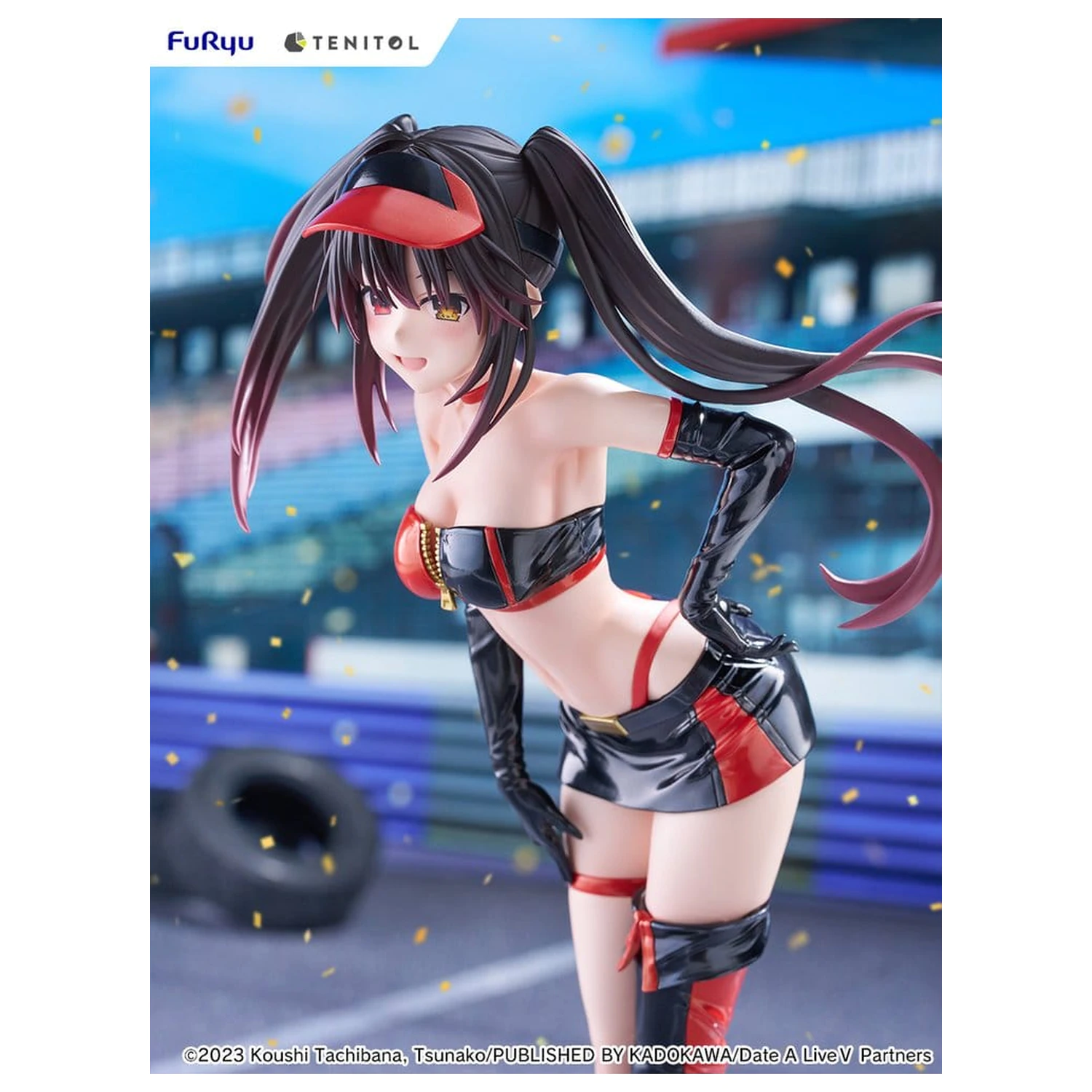 Date A Live V Tenitol Tall PVC figúrka Kurumi Tokisaki Race Queen Ver. 29 cm produktová fotografia