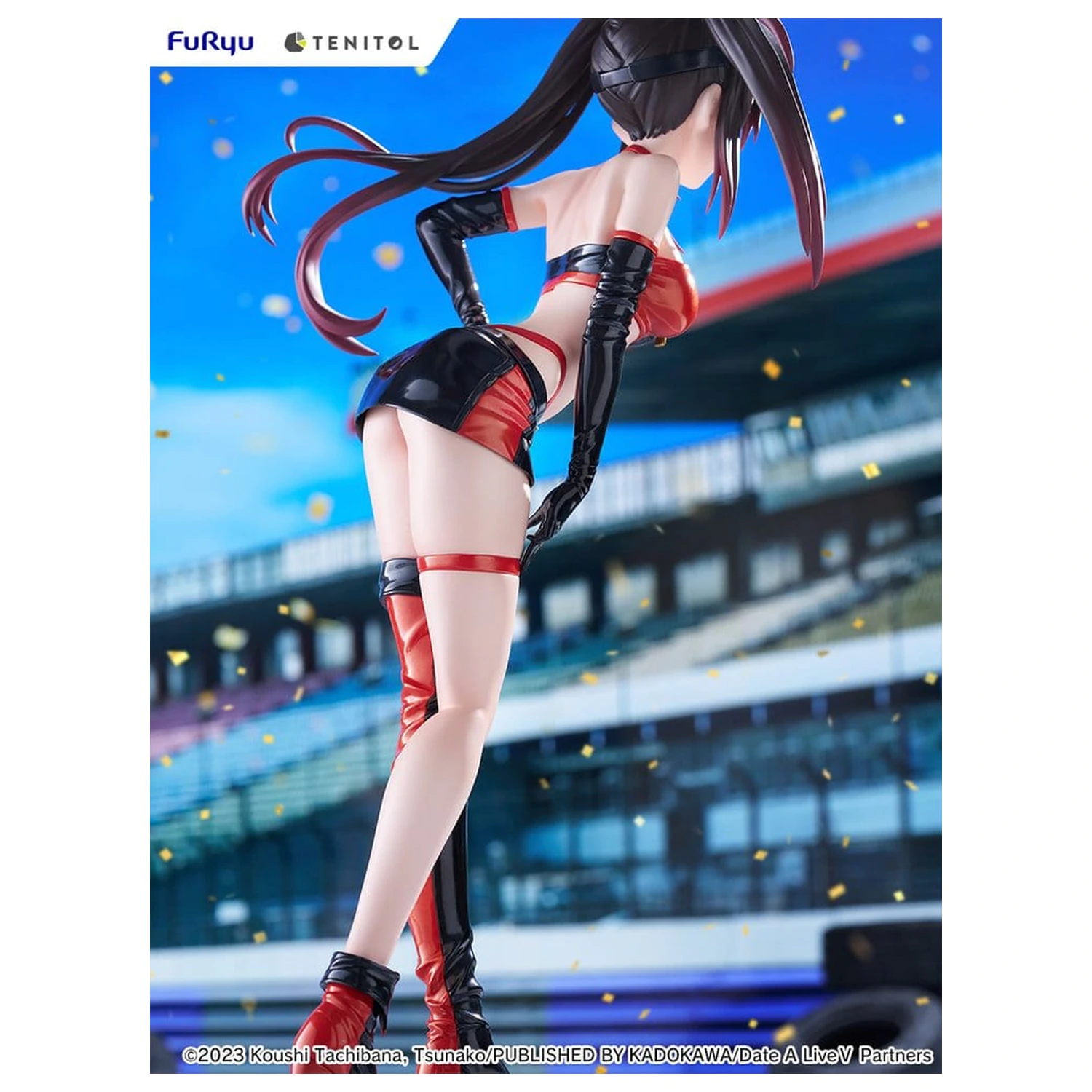 Date A Live V Tenitol Tall PVC figúrka Kurumi Tokisaki Race Queen Ver. 29 cm produktová fotografia