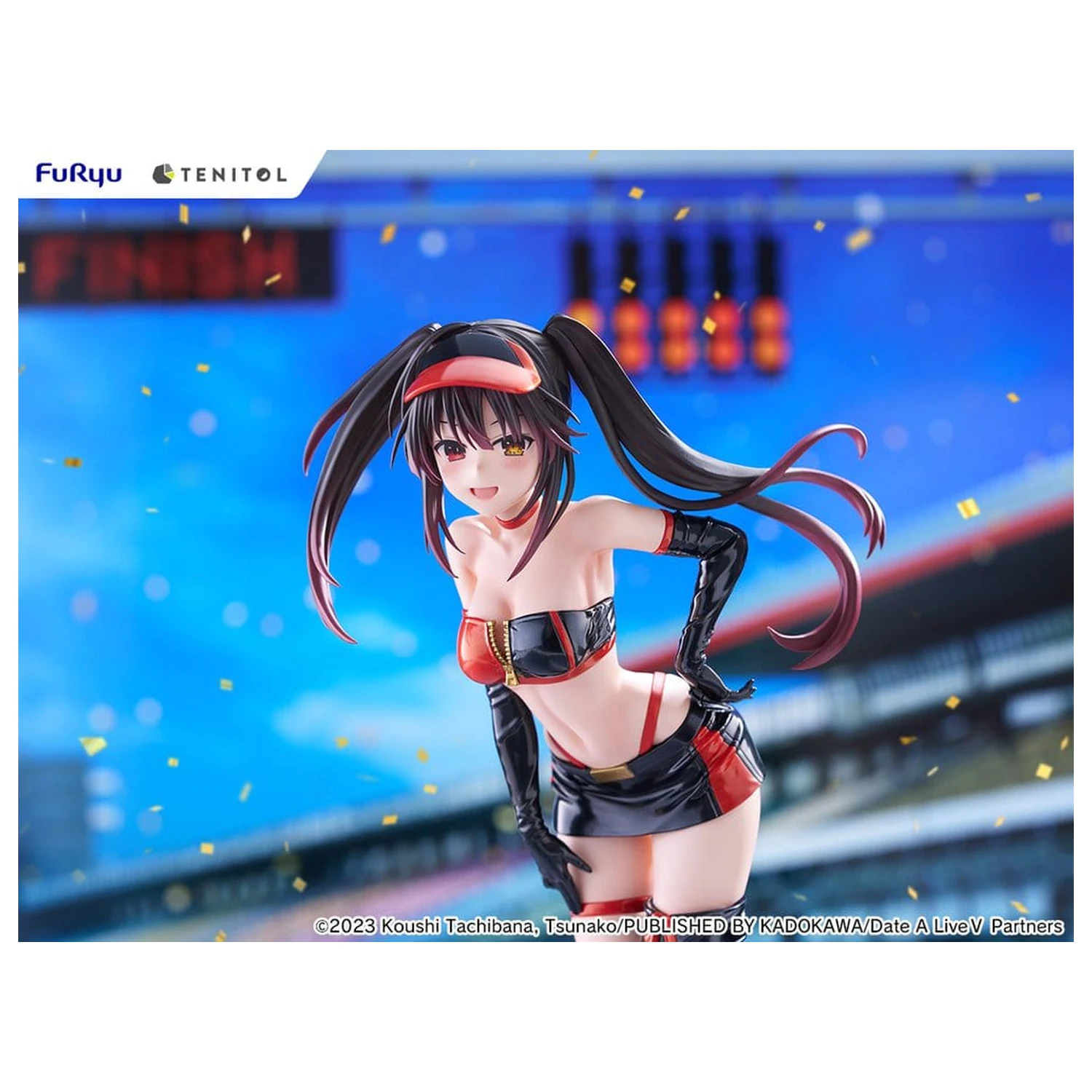 Date A Live V Tenitol Tall PVC figúrka Kurumi Tokisaki Race Queen Ver. 29 cm produktová fotografia