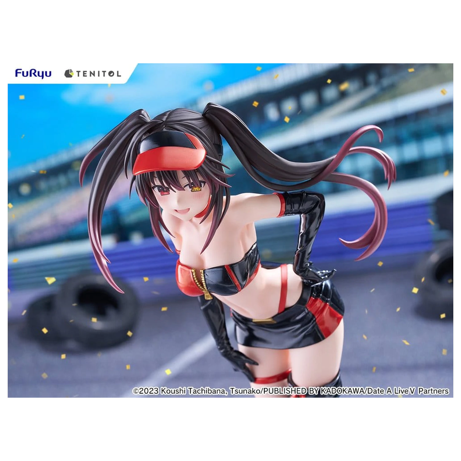 Date A Live V Tenitol Tall PVC figúrka Kurumi Tokisaki Race Queen Ver. 29 cm produktová fotografia