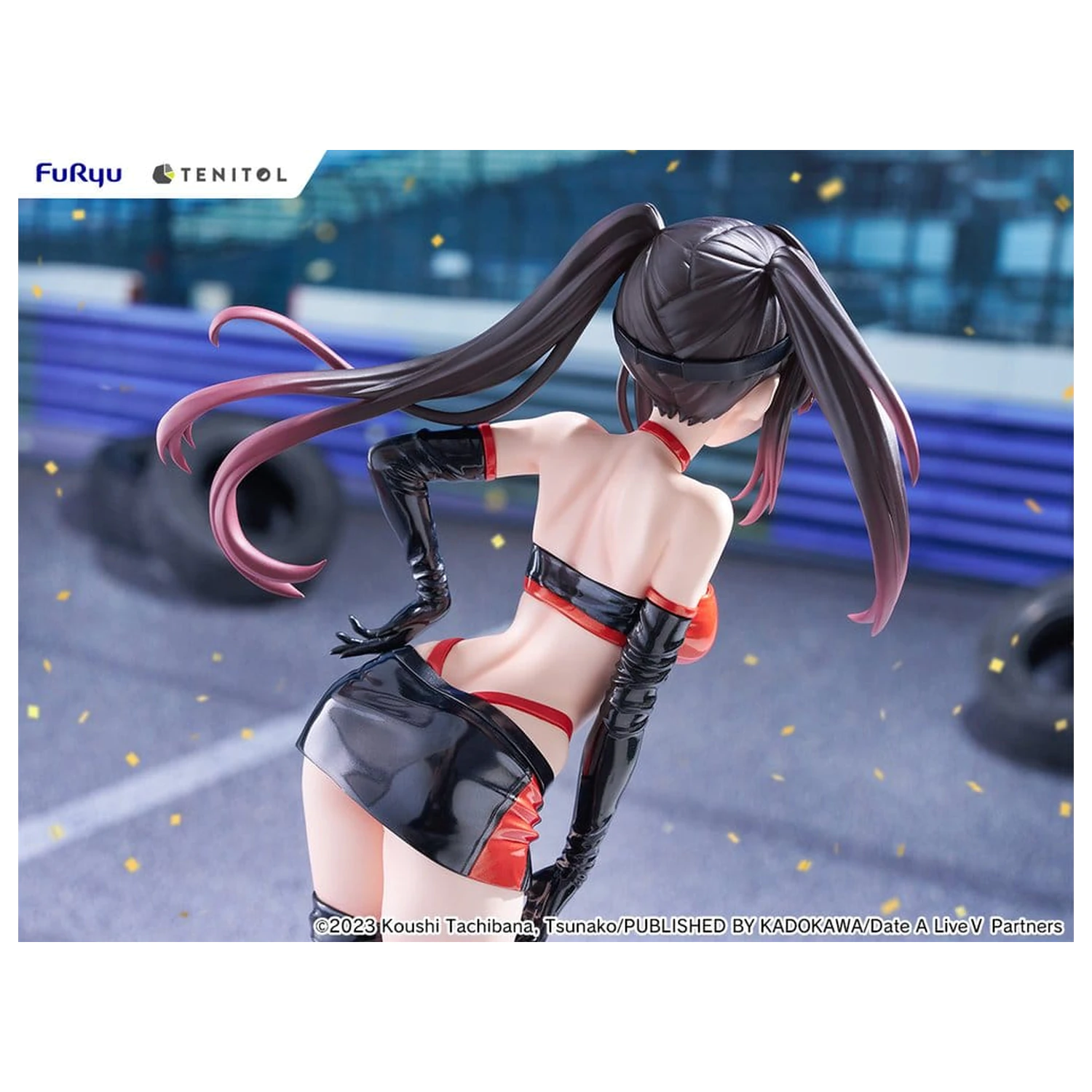 Date A Live V Tenitol Tall PVC figúrka Kurumi Tokisaki Race Queen Ver. 29 cm produktová fotografia