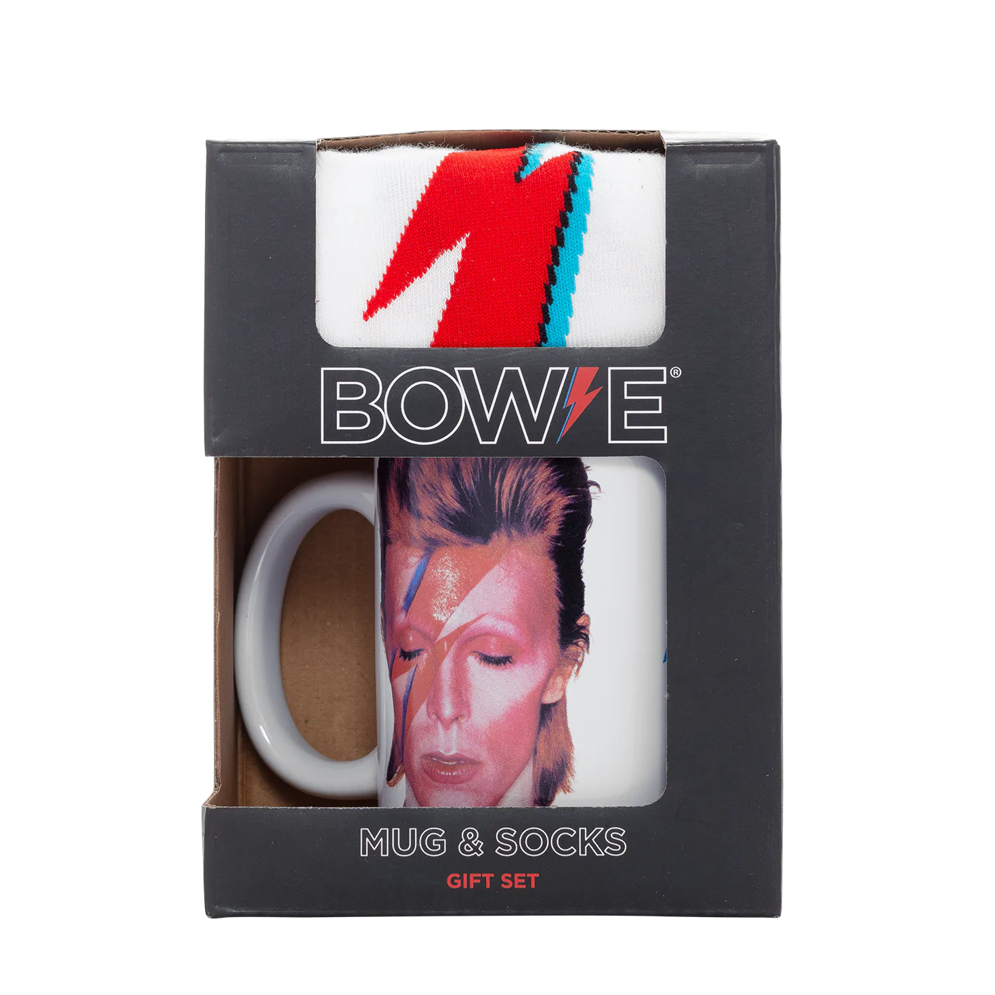 David Bowie Hrnček & Sada Ponožiek produktová fotografia