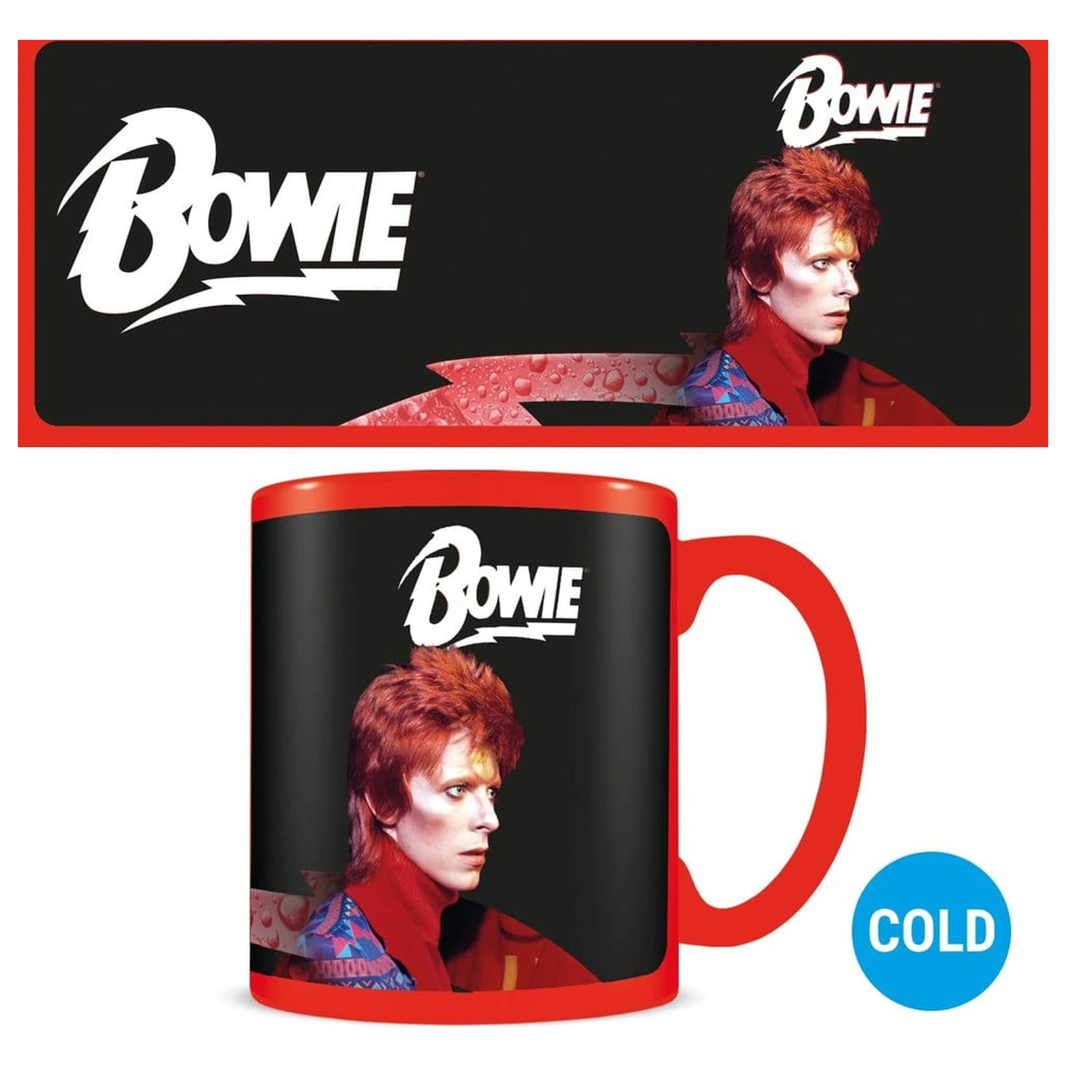 David Bowie Teplomenivý hrnček Bolt produktová fotografia