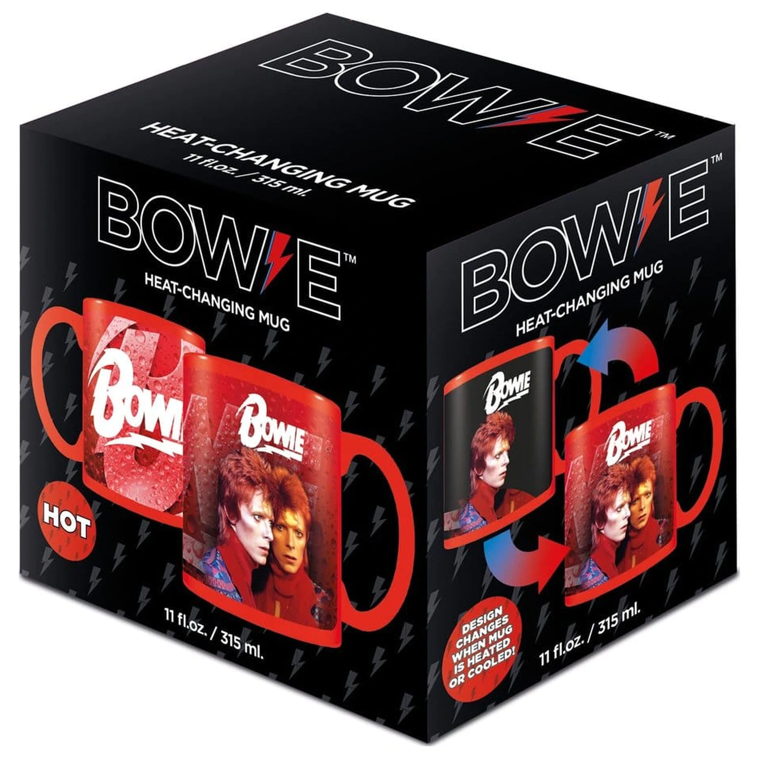 David Bowie Teplomenivý hrnček Bolt produktová fotografia