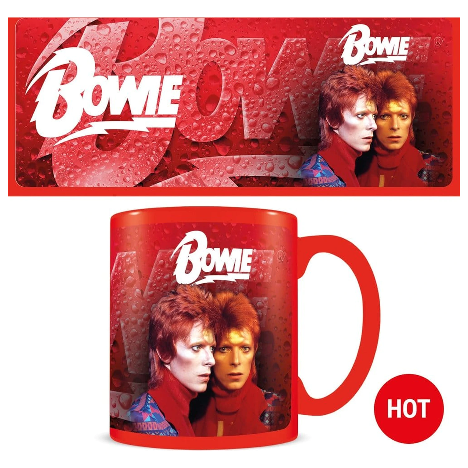 David Bowie Teplomenivý hrnček Bolt produktová fotografia