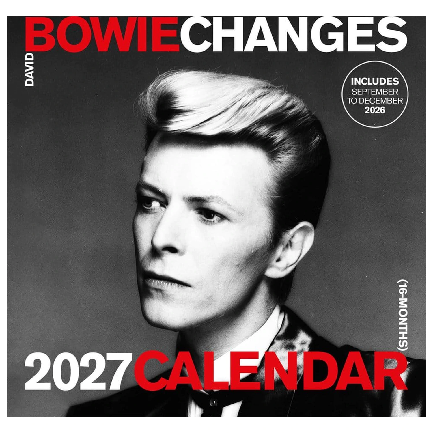 David Bowie Kalendár Changes 2027 30 x 30 cm produktová fotografia