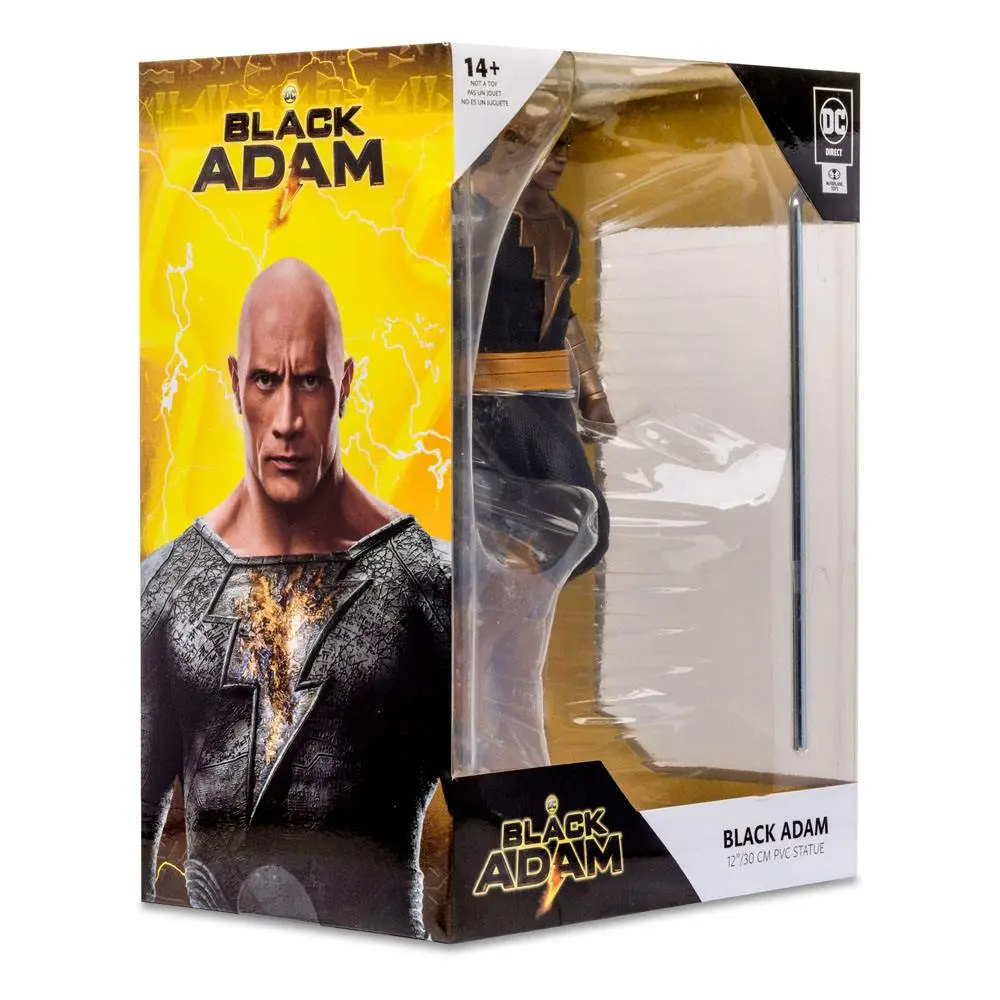 DC Black Adam Movie Posed PVC socha Black Adam od Jima Leeho 30 cm produktová fotografia