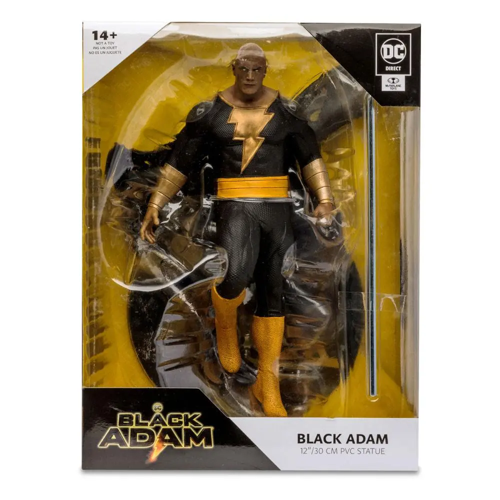DC Black Adam Movie Posed PVC socha Black Adam od Jima Leeho 30 cm produktová fotografia