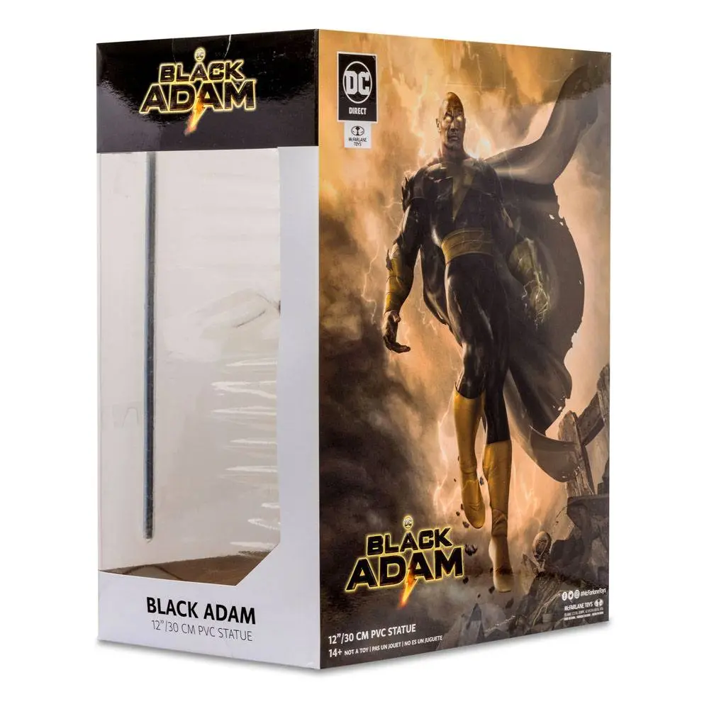 DC Black Adam Movie Posed PVC socha Black Adam od Jima Leeho 30 cm produktová fotografia