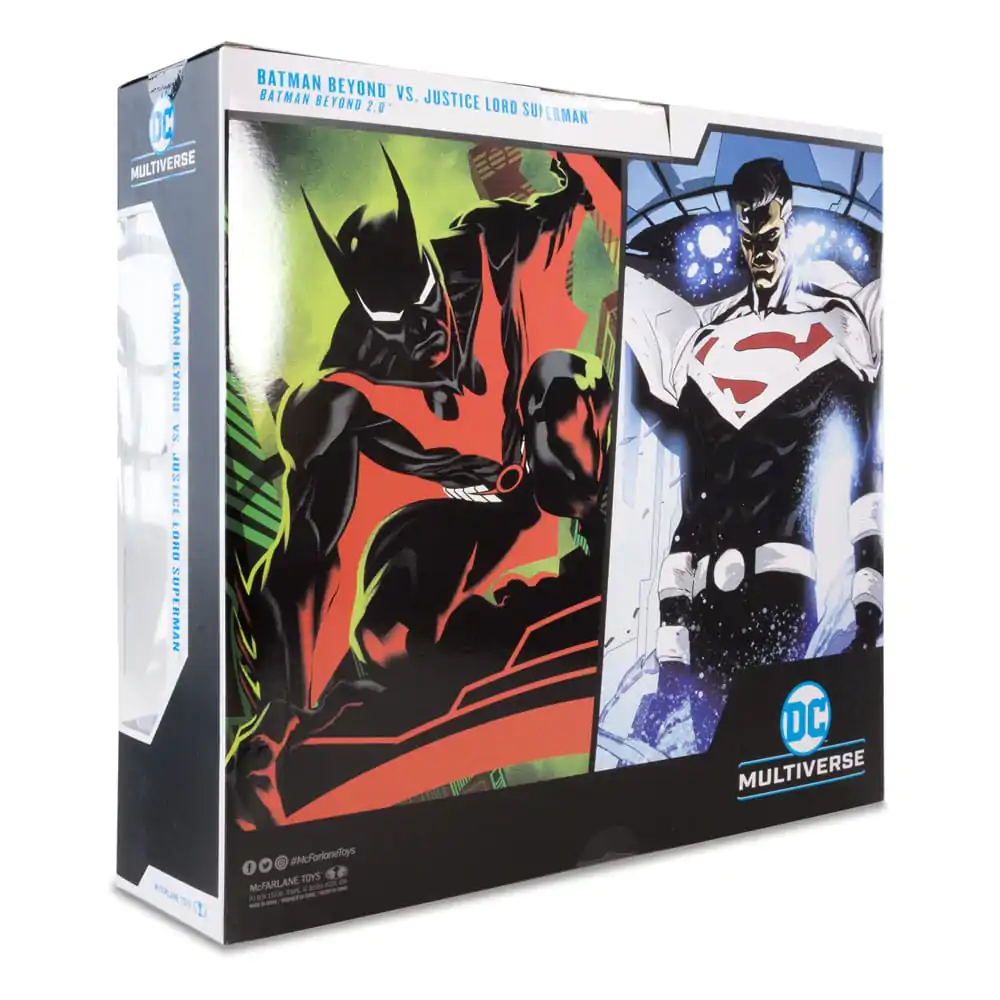 DC Collector akčná figúrka 2-csomag Batman Beyond vs. Justice Lord Superman 18 cm termékfotó