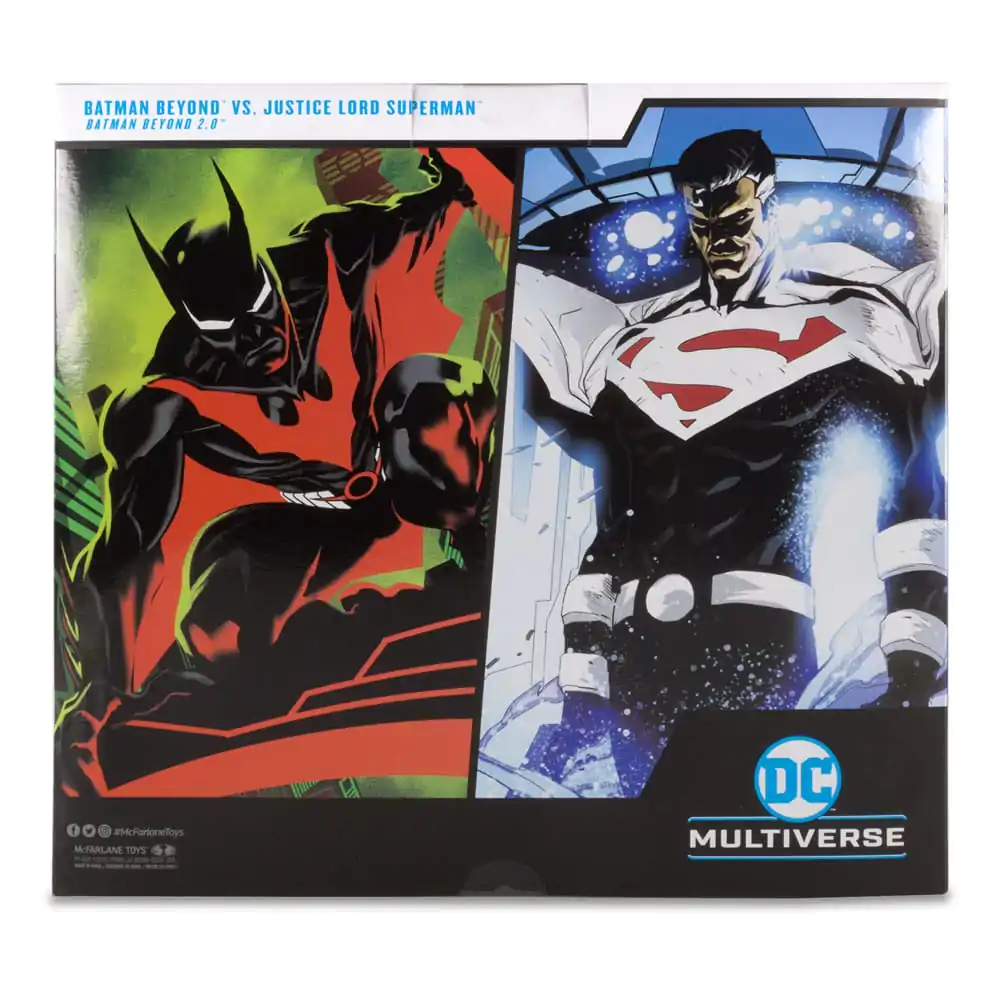 DC Collector akčná figúrka 2-csomag Batman Beyond vs. Justice Lord Superman 18 cm termékfotó