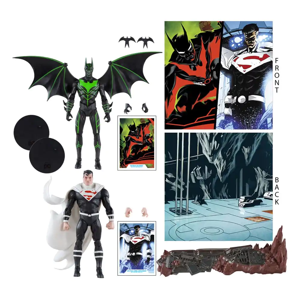 DC Collector akčná figúrka 2-csomag Batman Beyond vs. Justice Lord Superman 18 cm termékfotó