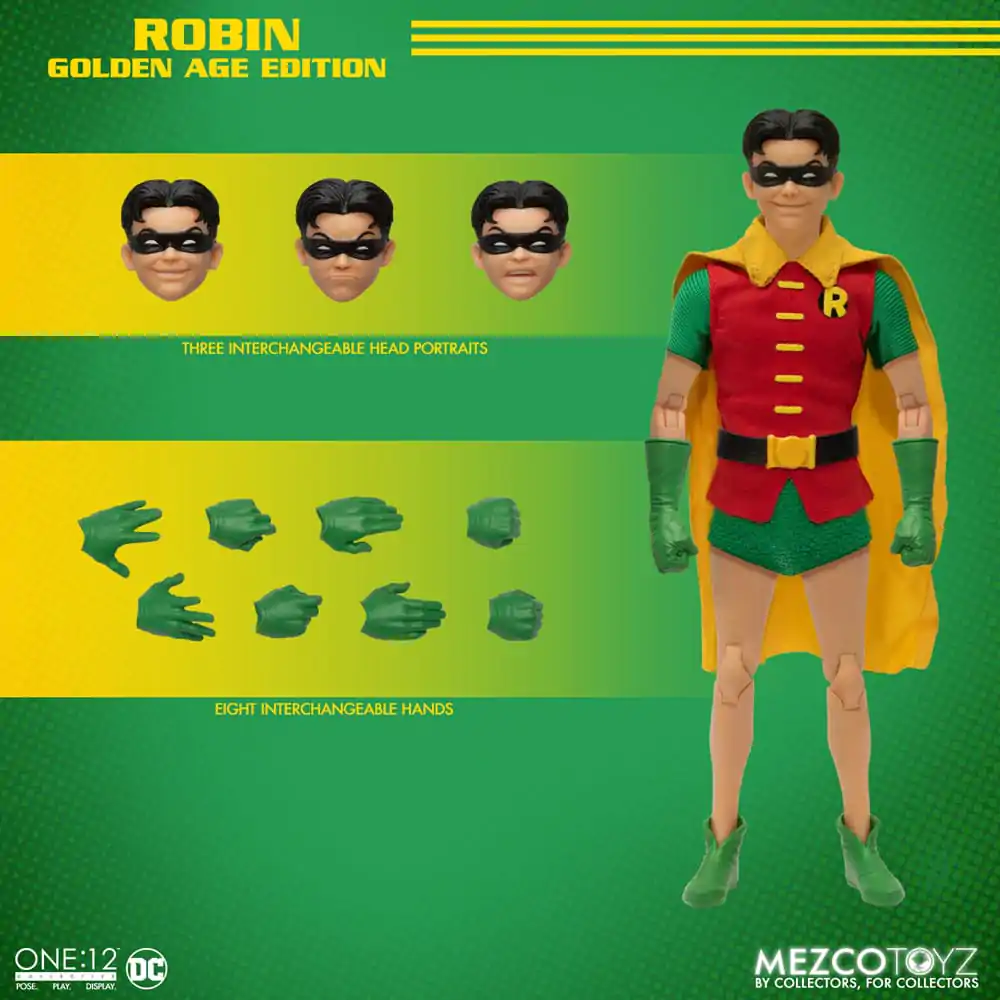 DC Comics akčná figúrka 1/12 Robin (Golden Age Edition) 16 cm termékfotó