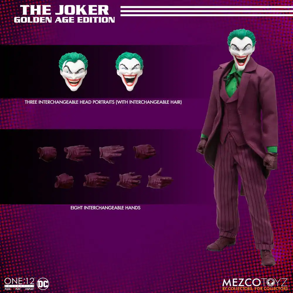 Akčná figúrka DC Comics 1/12 The Joker (Golden Age Edition) 16 cm produktová fotografia