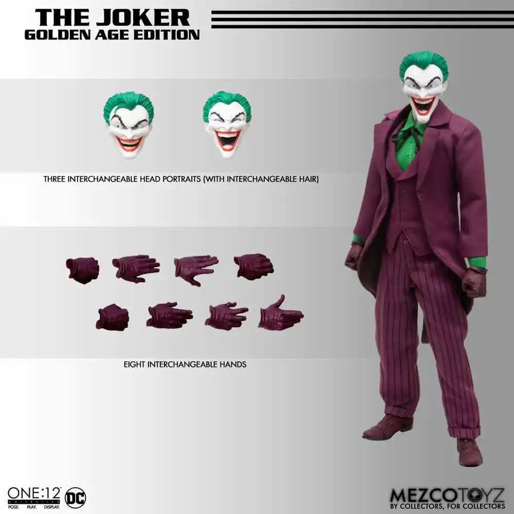 Akčná figúrka DC Comics 1/12 The Joker (Golden Age Edition) 16 cm produktová fotografia