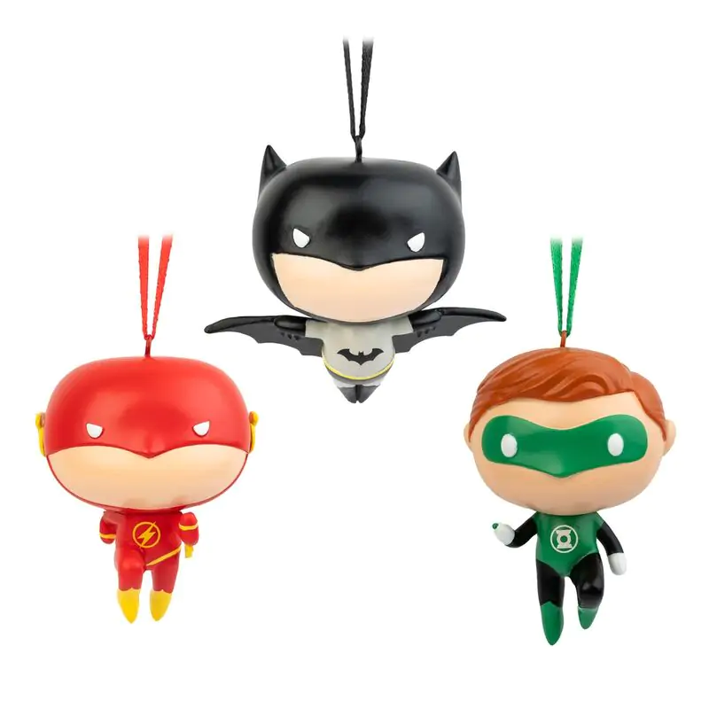 DC Comics Set 3 vianočné ozdoby produktová fotografia