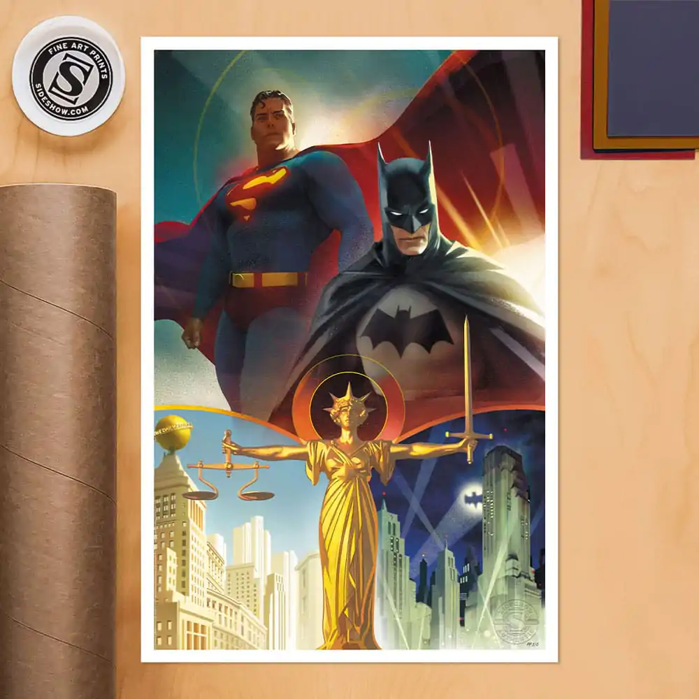 DC Comics umelecký print Batman & Superman: World's Finest 41 x 61 cm - bez rámu termékfotó