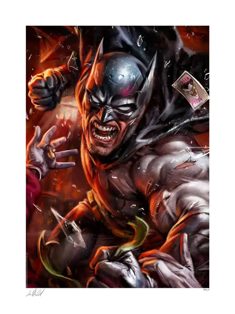 DC Comics Art Print Eternal Enemies: Batman vs The Joker 46 x 61 cm - nerámovaný produktová fotografia
