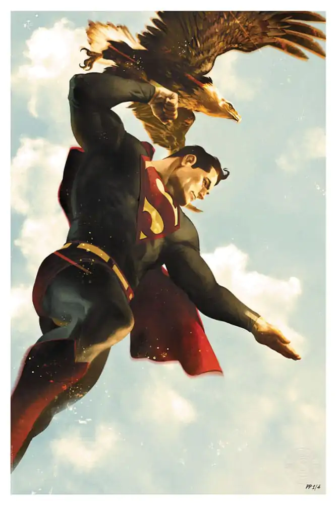 DC Comics Art Print Superman 61 x 41 cm - bez rámu produktová fotografia