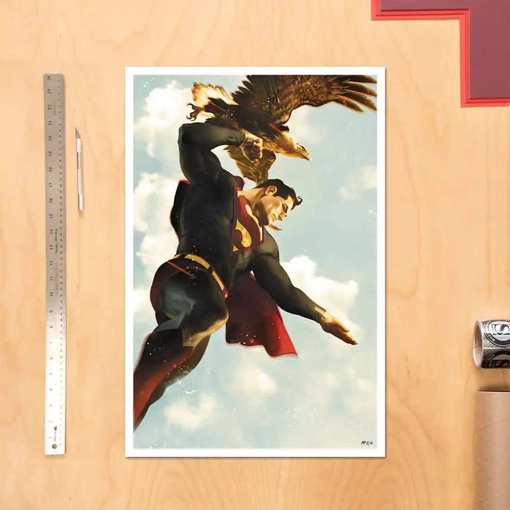 DC Comics Art Print Superman 61 x 41 cm - bez rámu produktová fotografia