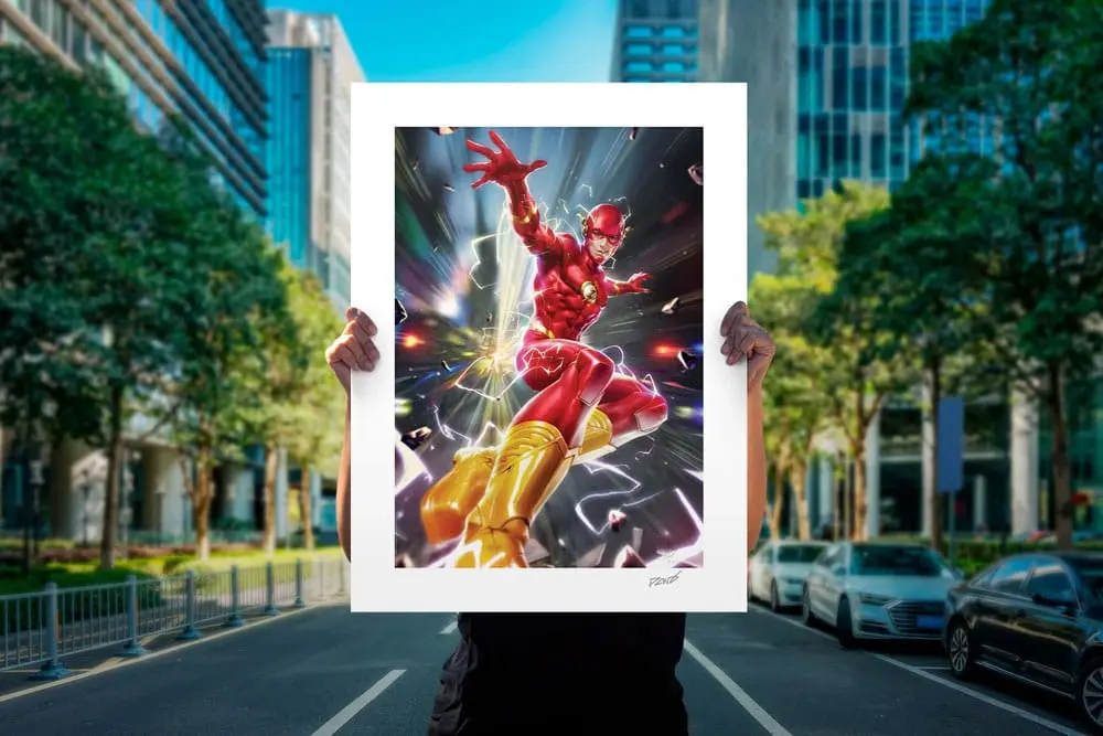 DC Comics Art Print The Flash 46 x 61 cm - nezarámovaný termékfotó