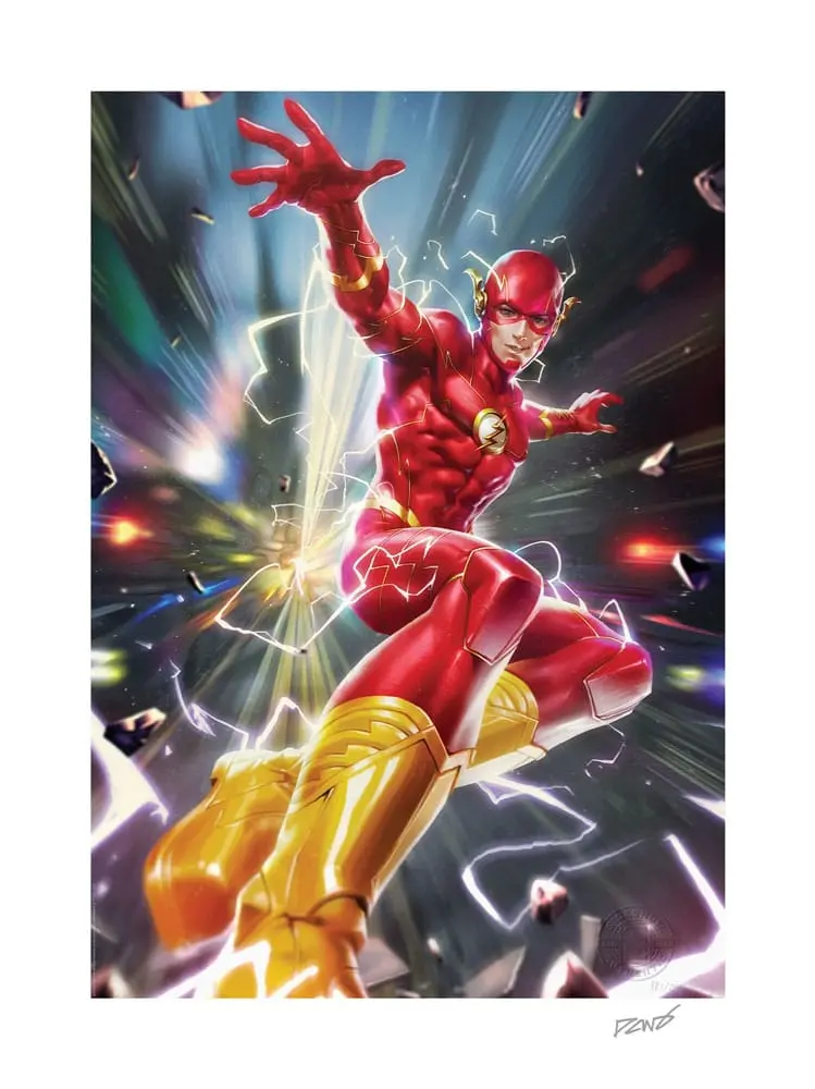 DC Comics Art Print The Flash 46 x 61 cm - nezarámovaný termékfotó