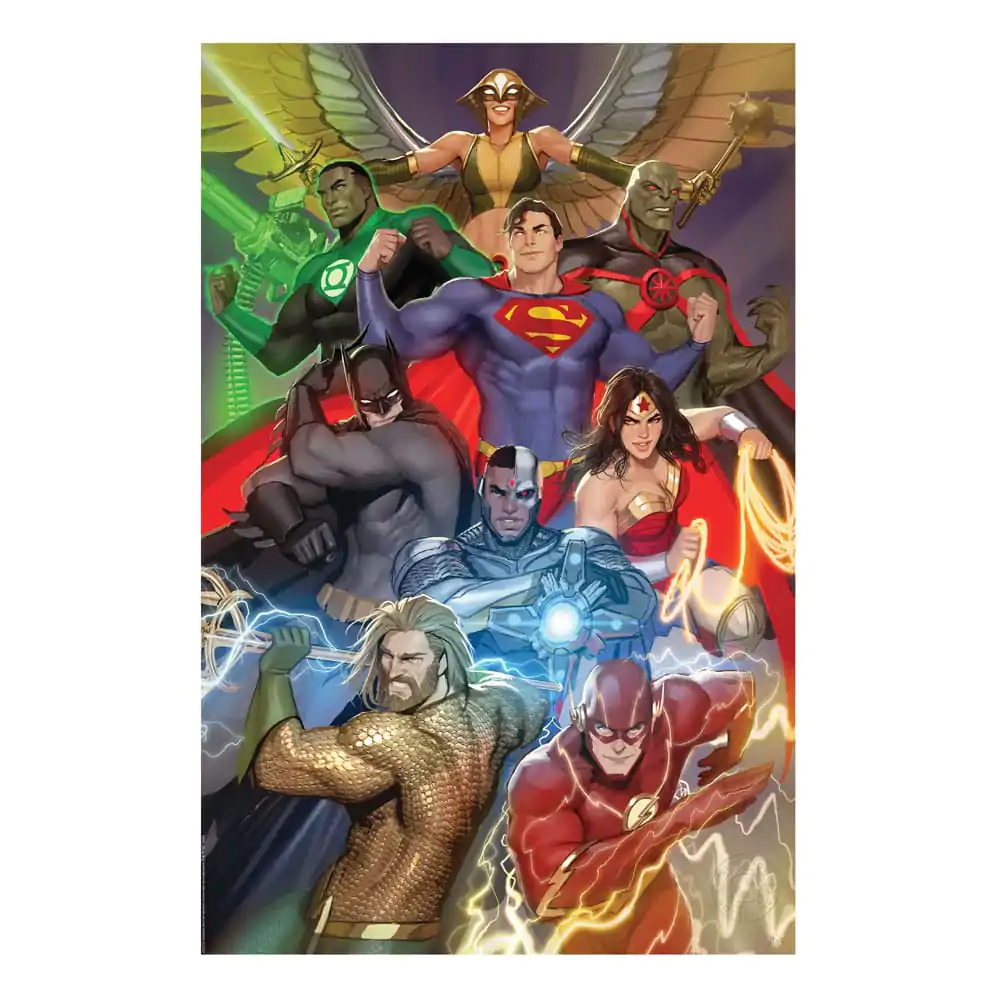 DC Comics Art Print The Justice League 41 x 61 cm - bez rámu produktová fotografia